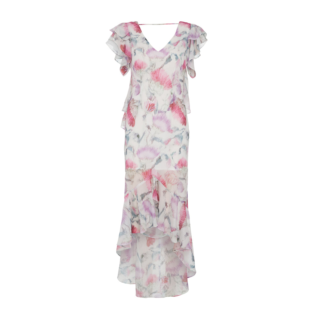MIOH | AMARANTO - Vestido largo de fiesta en mioh.eu, para invitada de boda, fiestas, cóctel y toda clase de eventos especiales