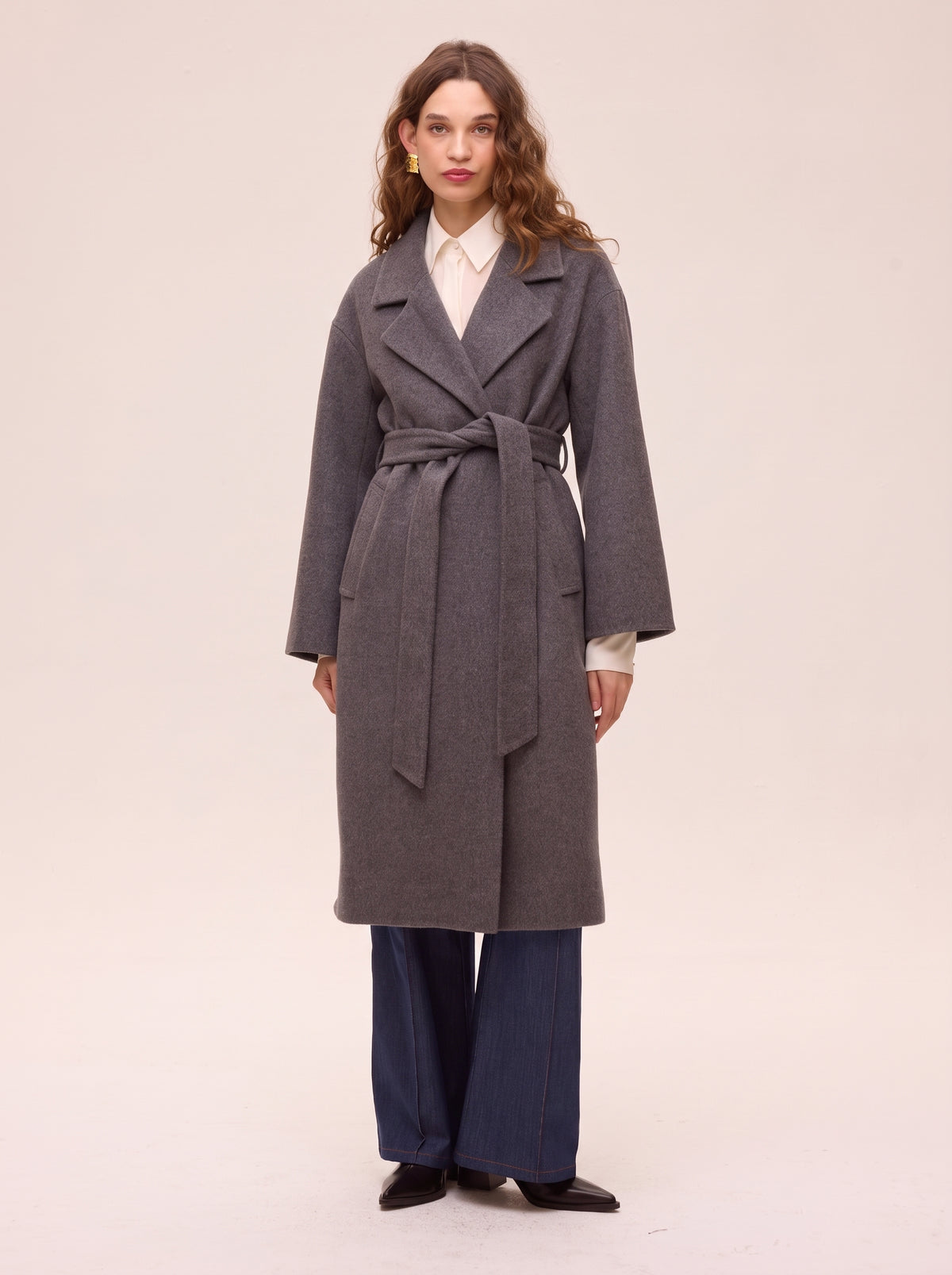ART GREY - Grey wool coat