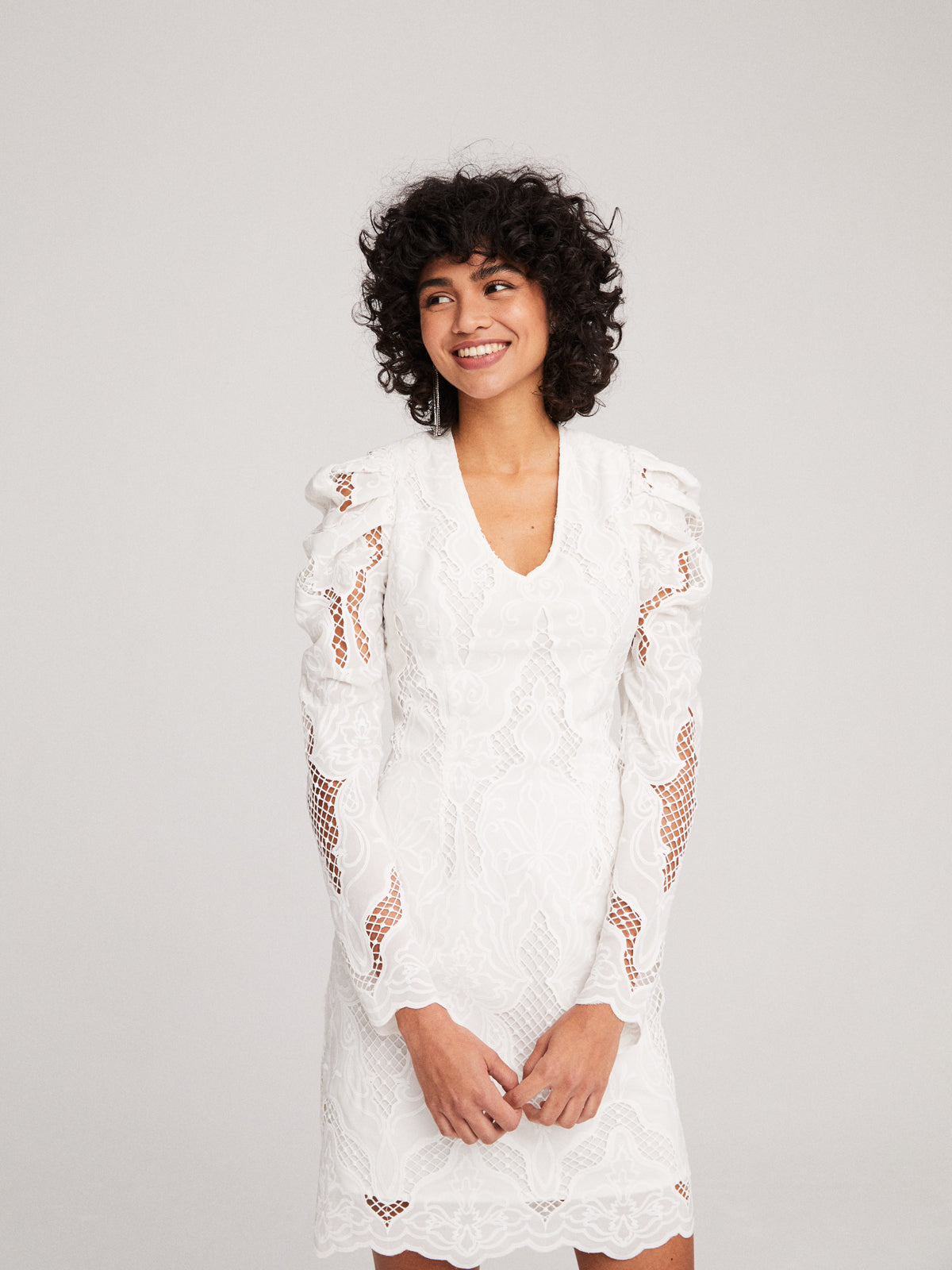mioh | #SEYCHELLES - Vestido corto blanco fiesta ibicenca
