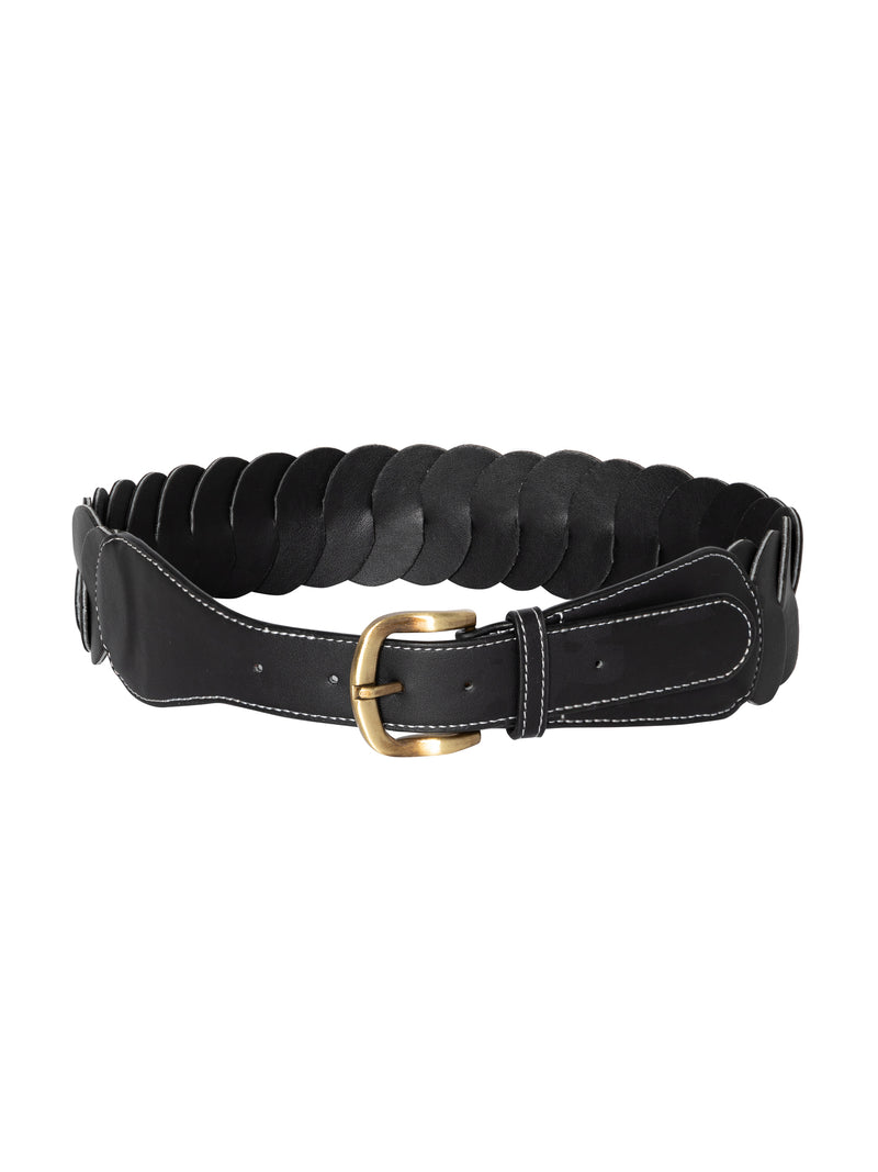 TWIST BELT - Eco-leather braided belt
